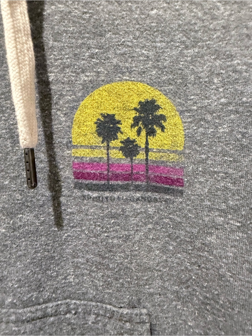 Spiritual Gangster Gray Zip Hoodie - Picture 4 of 5